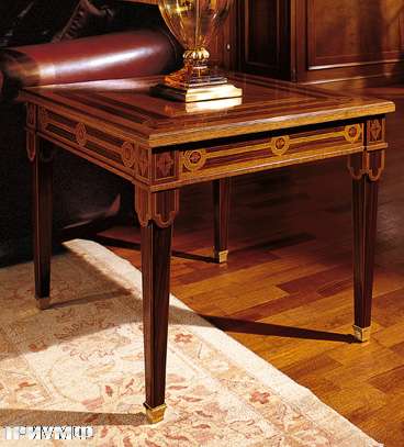 Итальянская мебель Colombo Mobili - Столик в имперском стиле арт.373.65 кол. Leoncavallo
