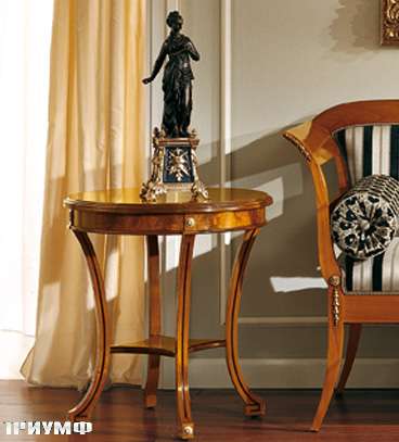 Итальянская мебель Colombo Mobili - Столик в имперском стиле под настоль.лампу арт.135.60 кол. Mascagni
