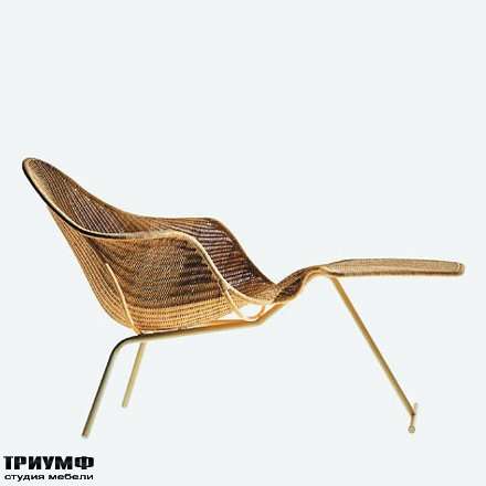 Итальянская мебель Driade - Кресло-шезлонг с подножкой
