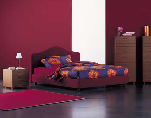 Итальянская мебель Flou - кровать peonia cp ibiscus