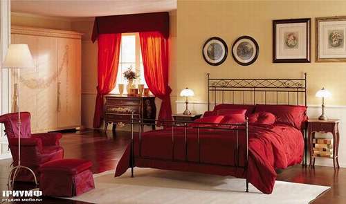 Итальянская мебель Giusti Portos - Кровать с покрывалом Felipe