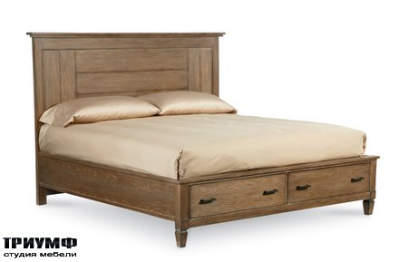 Американская мебель Legacy Classic - Brownstone Village Storage Panel Bed